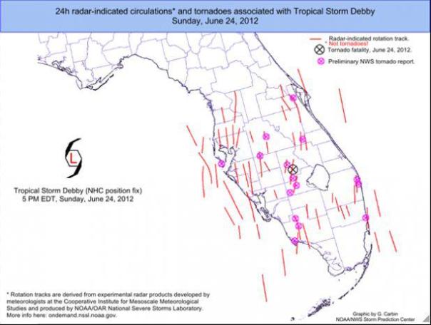 062512 TS Debby Tornadoes