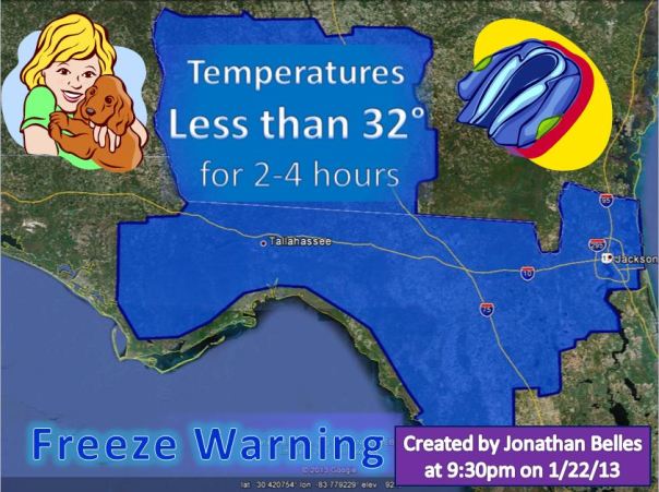 012213 Freeze Warning