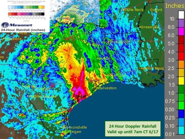 Rainfall totals. Sources:  -NWS: up until 12z 6/17 -OK Mesonet: Up until 00z 06/17
