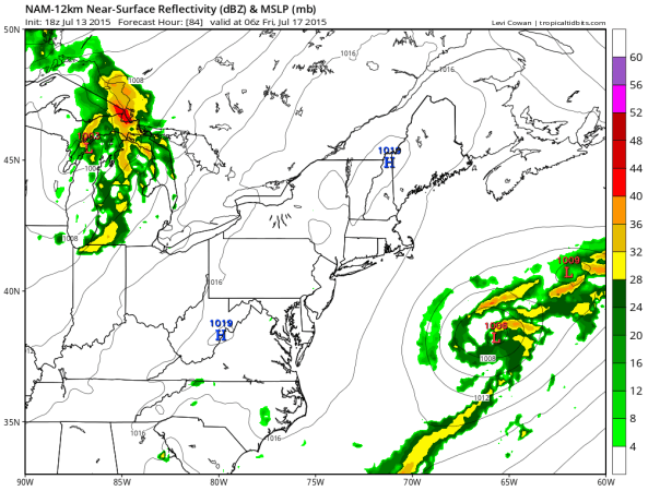 18z NAM at 84 Hr