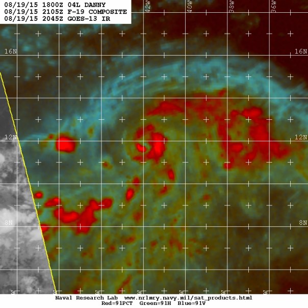 Microwave imagery showing structure/NRL 