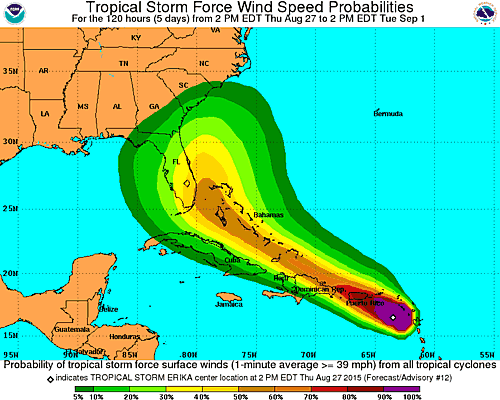 082715 Erika 1800z Wind Probs